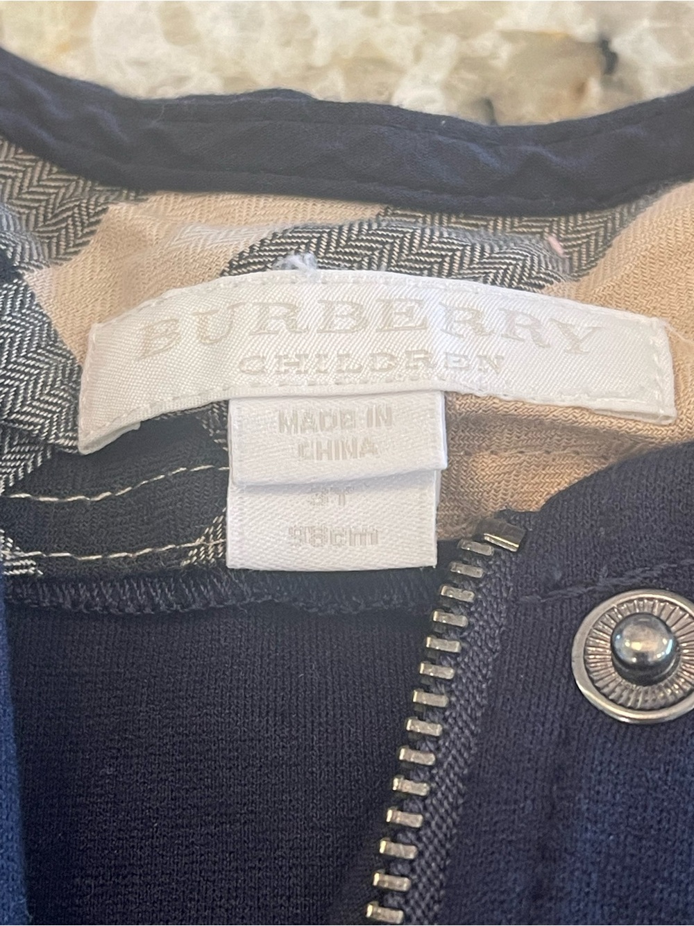 Burberry Children Dresses Girls 2-3T England Designer Plaid Burberry Check - Picture 11 of 11